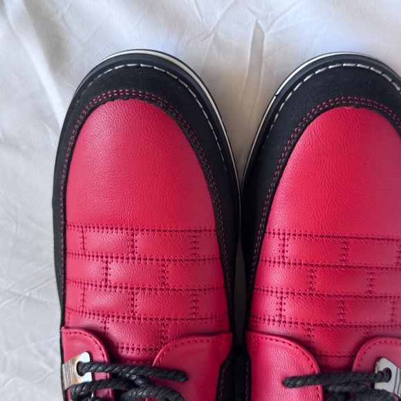 Shein Men’s Red & Black Lace-Up Dress Shoes | EU 40 / US 7 | NWT - Picture 4 of 6